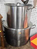 2 Stainless Steel Stock Pots