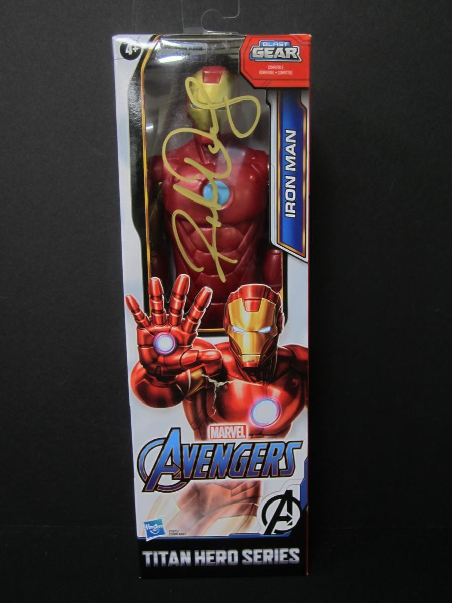 Robert Downey Jr Signed Toy Figure GAA COA