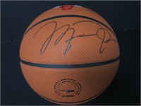 Michael Jordan Signed Logo Basketball Heritage COA