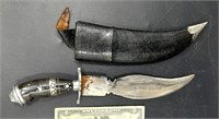 India Gurkha Kukri Dagger Knife Carved Handle