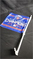 Chicago Cubs World Series Champions Car Flag