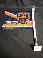 Chicago Bears Car Flag & Pole NFL Merchandise