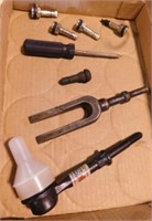 4 Schrader valve stems - 1 Dill valve stem -