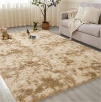 Andency 912 Khaki Shag Area Rug for Living Room  T