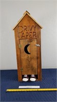 29" Tall Privy Paper Outhouse