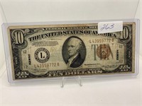1934A $10 Bill Hawaii