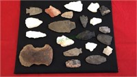 21- Stone arrowheads another stone artifacts, the
