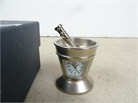 Platinum Medicine Bowl Clock