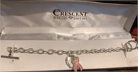 Ladies Breast Cancer Swarovski Crystal Bracelet