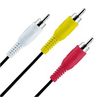 onn. 6' A/V Composite Cable, RCA Connectors AZ14
