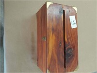 Wood Ballot Box with Brass Corners
