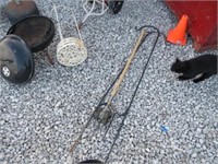 Pair of Shepards Hooks & Lawn Edger Tool