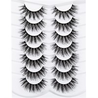 Mink Lashes Short Long Natural False Eyelashes