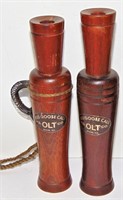 2 VINTAGE OLT GOOSE GAME CALLS - 800