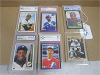 6 COLLECTIBLE SPORTCARDS