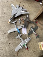 Lot of model airplanes