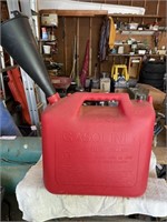 5 gallon gas can and funnel
