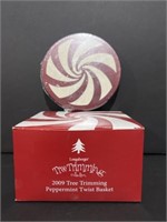 2009 Tree Trimming Peppermint Twist Basket with