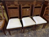 Gothic Styled Oak Side Chairs