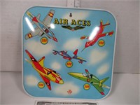 Vintage Ohio art metal air aces/bull's eye board