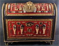 Detailed Textured Egyptian Pharaoh Chest