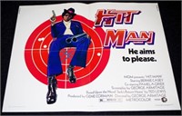 Original "Hit Man" half sheet poster