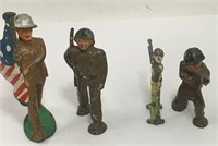 Group Of Painted Lead Soldier Toys