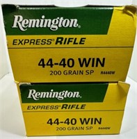 (100) Rounds of Remington 44-40 Win SP 200gr.