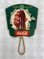 Vtg Coca-Cola Hand Fan Reidsville Bottling Promo