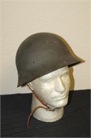 Swedish M26 Steel Helmet With Leather Liner