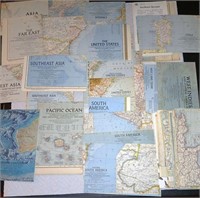 Several Large Regional National Geographic Maps -