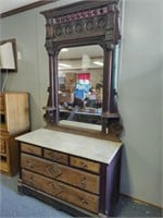 East Lake dresser with marble top