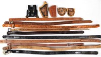 (10) Ranger & Western-Style Leather Belts;