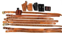 (8) Ranger & Western-Style Leather Belts;