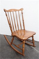 Spindle Back Sewing Rocking Chair