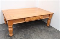 Single Drawer Wood Coffee Table