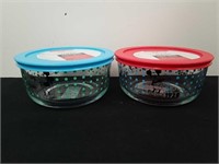 Two new four cup special edition Disney Pyrex