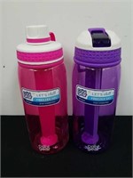 Two new cool gear 32 oz freezer gel drink bottles