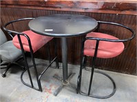 Height Top Table w/ 2 Bar Stools