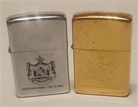 1984 & 1987 "Kingdom of Hawaii" Zippo Lighters