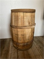 Small Wooden Barrel - No Top
