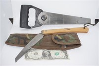 Uncle Mike's Double Sided Bone Saw & Folding Saw