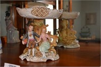 Cermic Candy Dish "Boy and Girl"