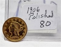 1906 $2 1/2 Gold-Polished