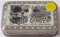 Vintage Crystallized Ginger Tin