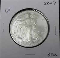 2007 SILVER EAGLE  GEM