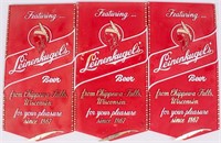 Leinenkugel's 3 Beer Signs Red Vintage Advertising