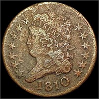 1810 Classic Head Half Cent NICELY CIRCULATED