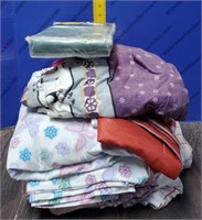 Assortment of Sheets And Pillow Cases