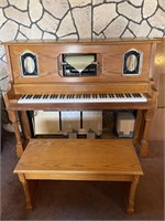 Classic Player Piano with Bench-UPSTAIRS
